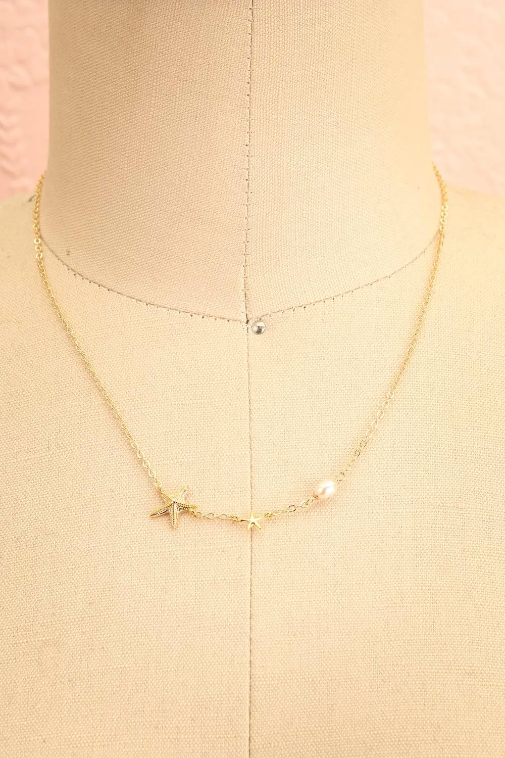 Paralia | Golden Starfish Choker Necklace