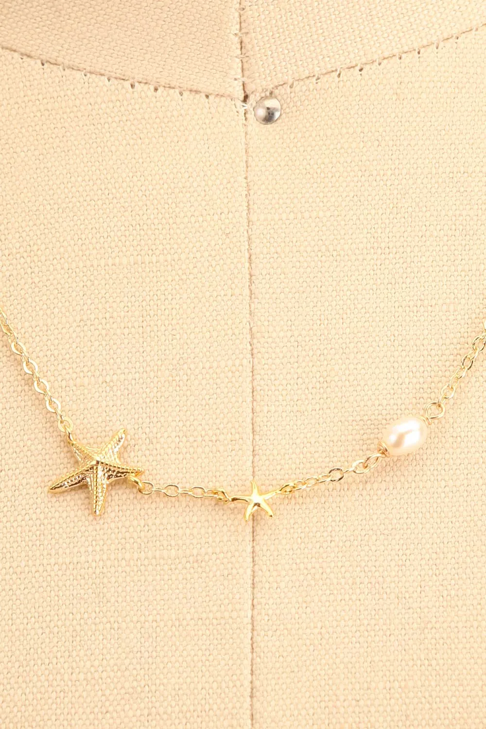 Paralia | Golden Starfish Choker Necklace