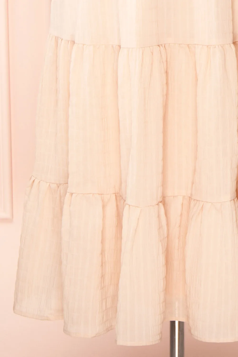 Parthenia | A-Line Tiered Midi Dress