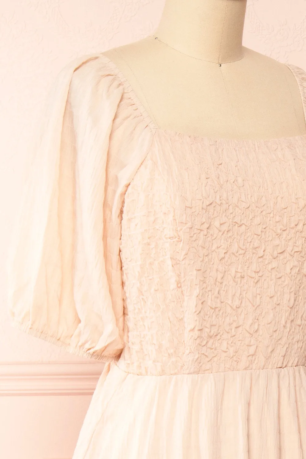 Parthenia | A-Line Tiered Midi Dress