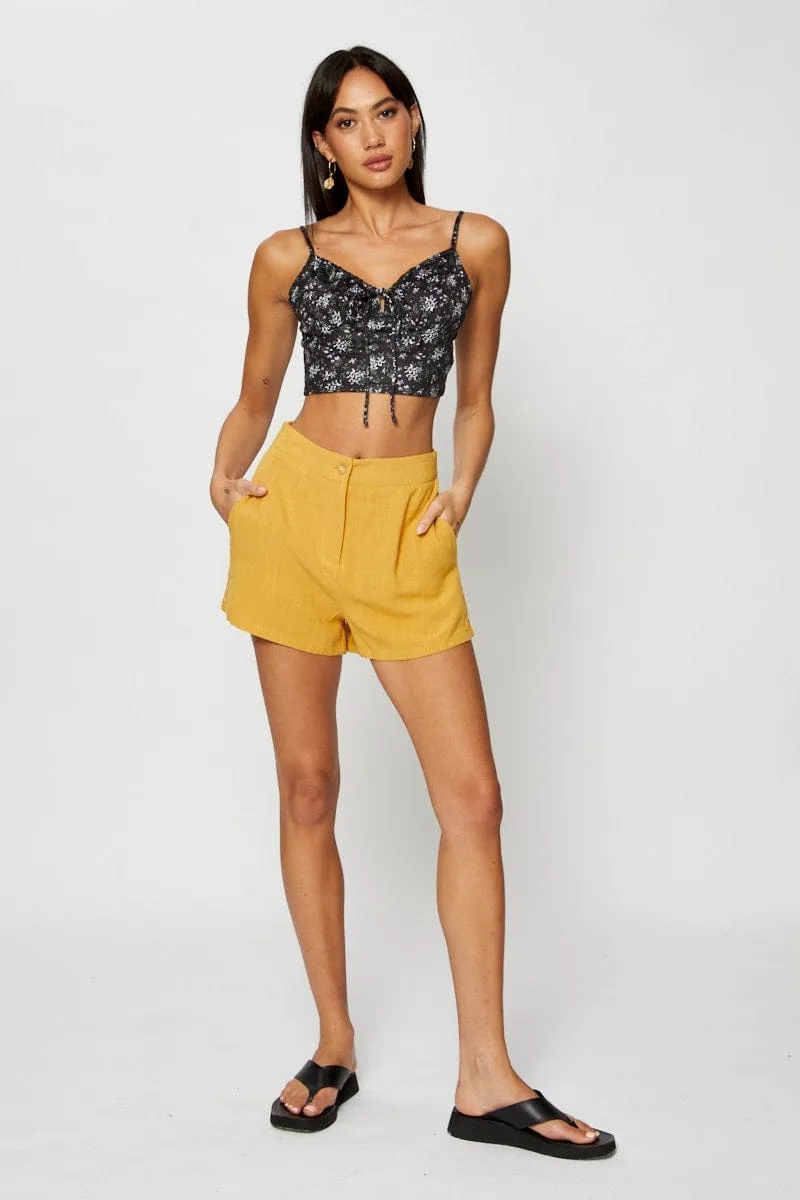 Print Crop Top
