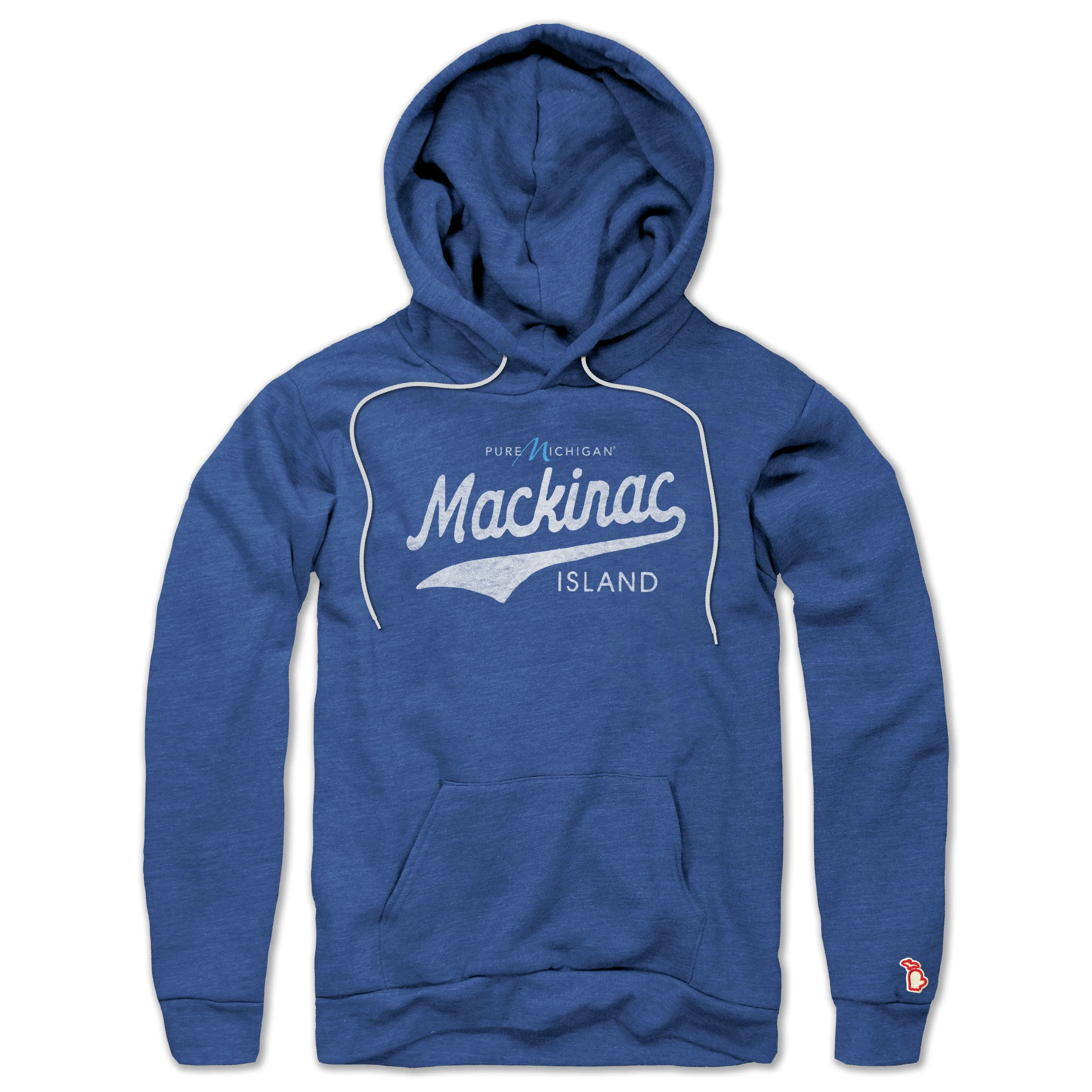 PURE MICHIGAN - MACKINAC ISLAND SCRIPT ALL SEASON HOODIE (UNISEX)
