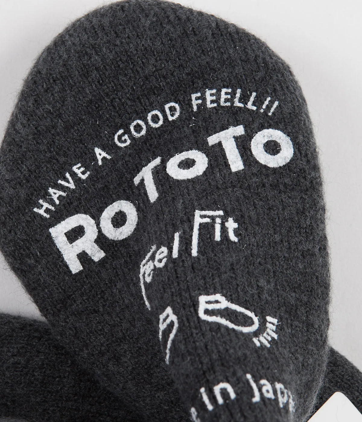 RoToTo Pile Slipper Socks - Charcoal