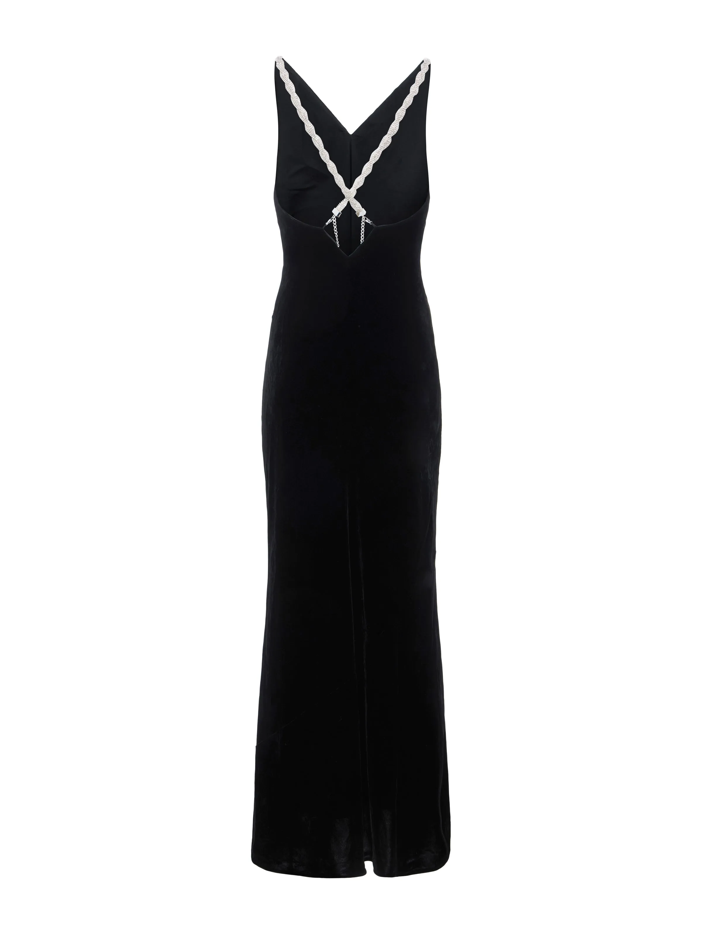 Saint Crystal Strap Gown