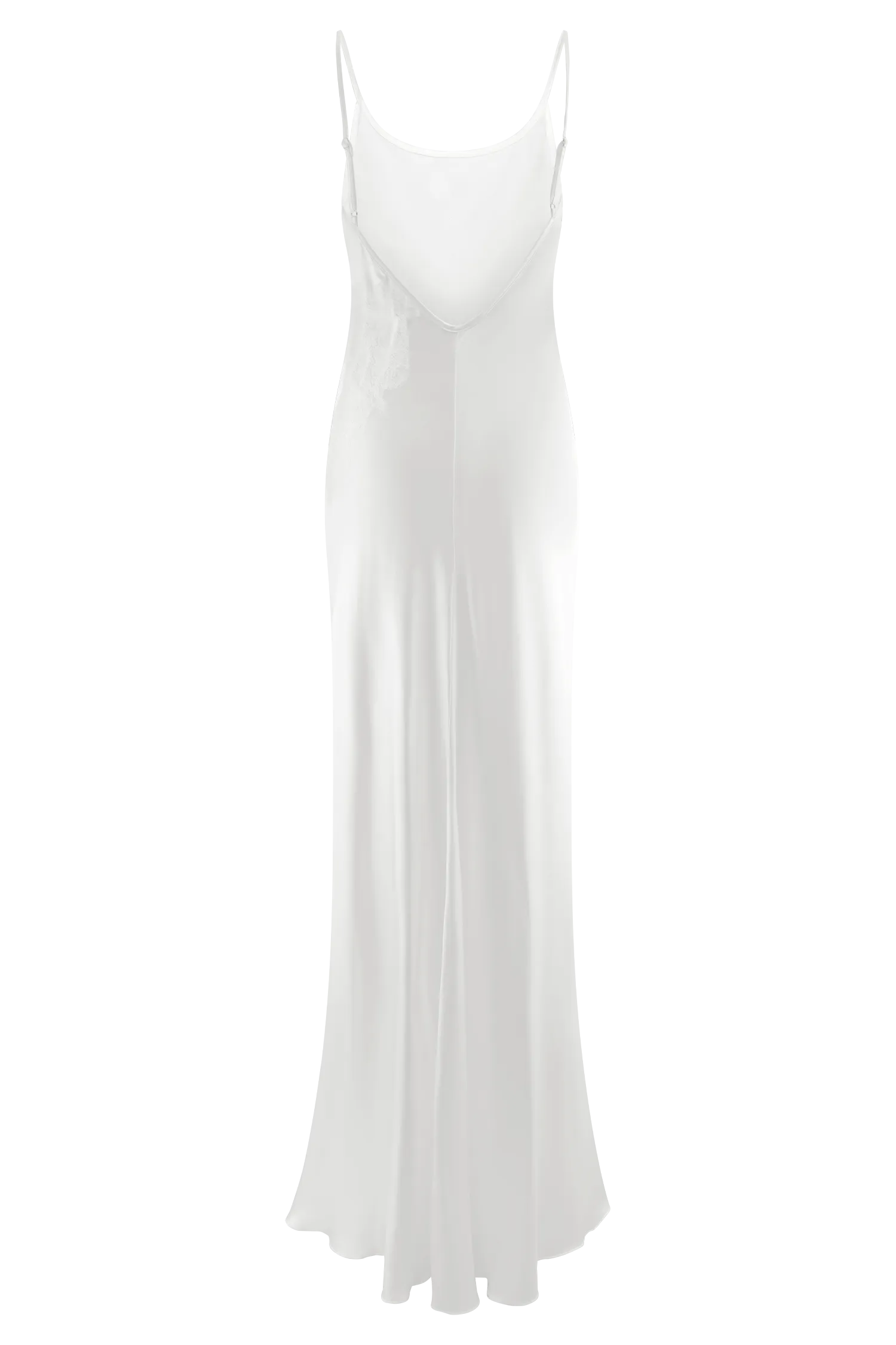 Saylor Satin Slip Maxi Dress - Ivory