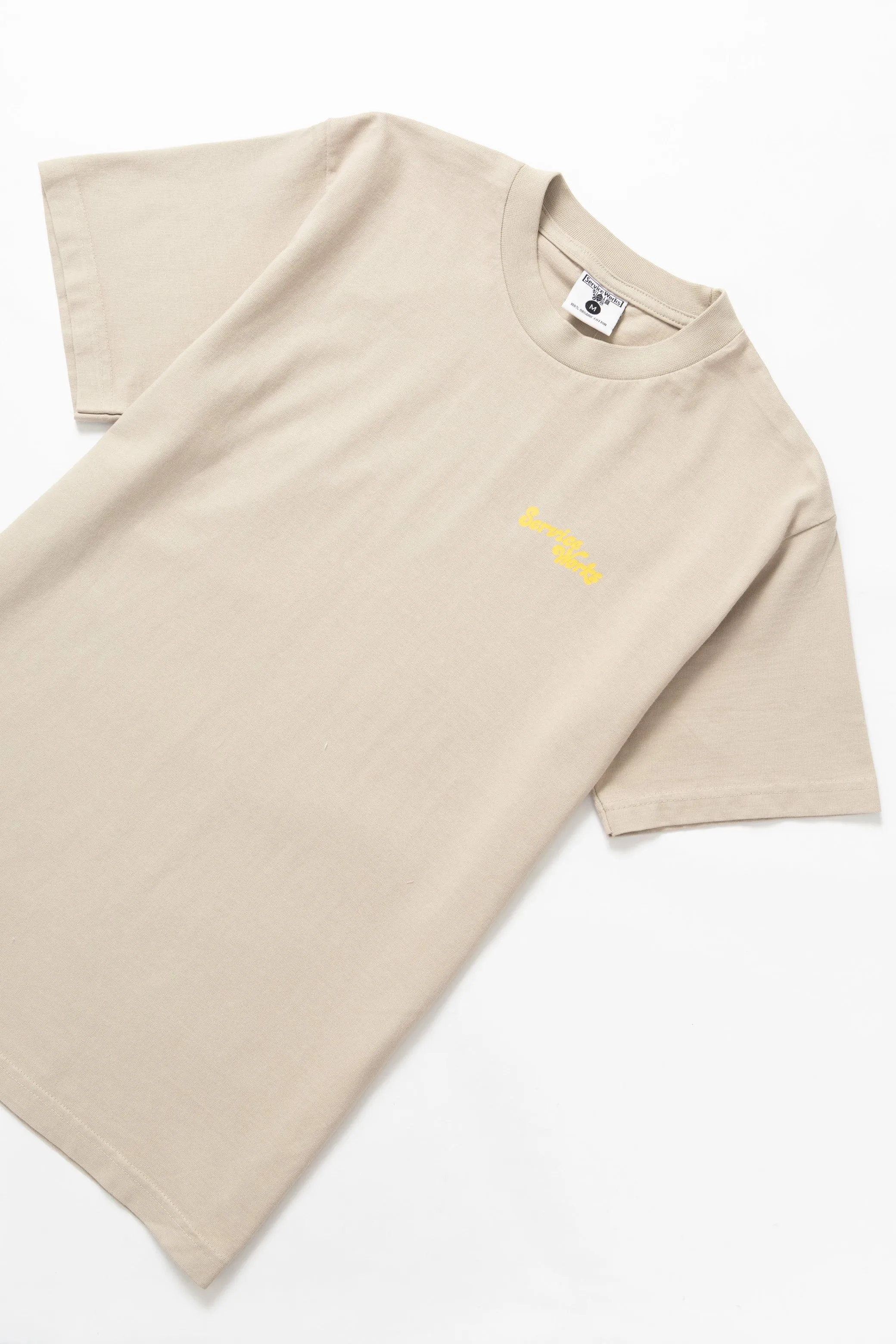 Service Works - Work   Pleasure Tee - Stone