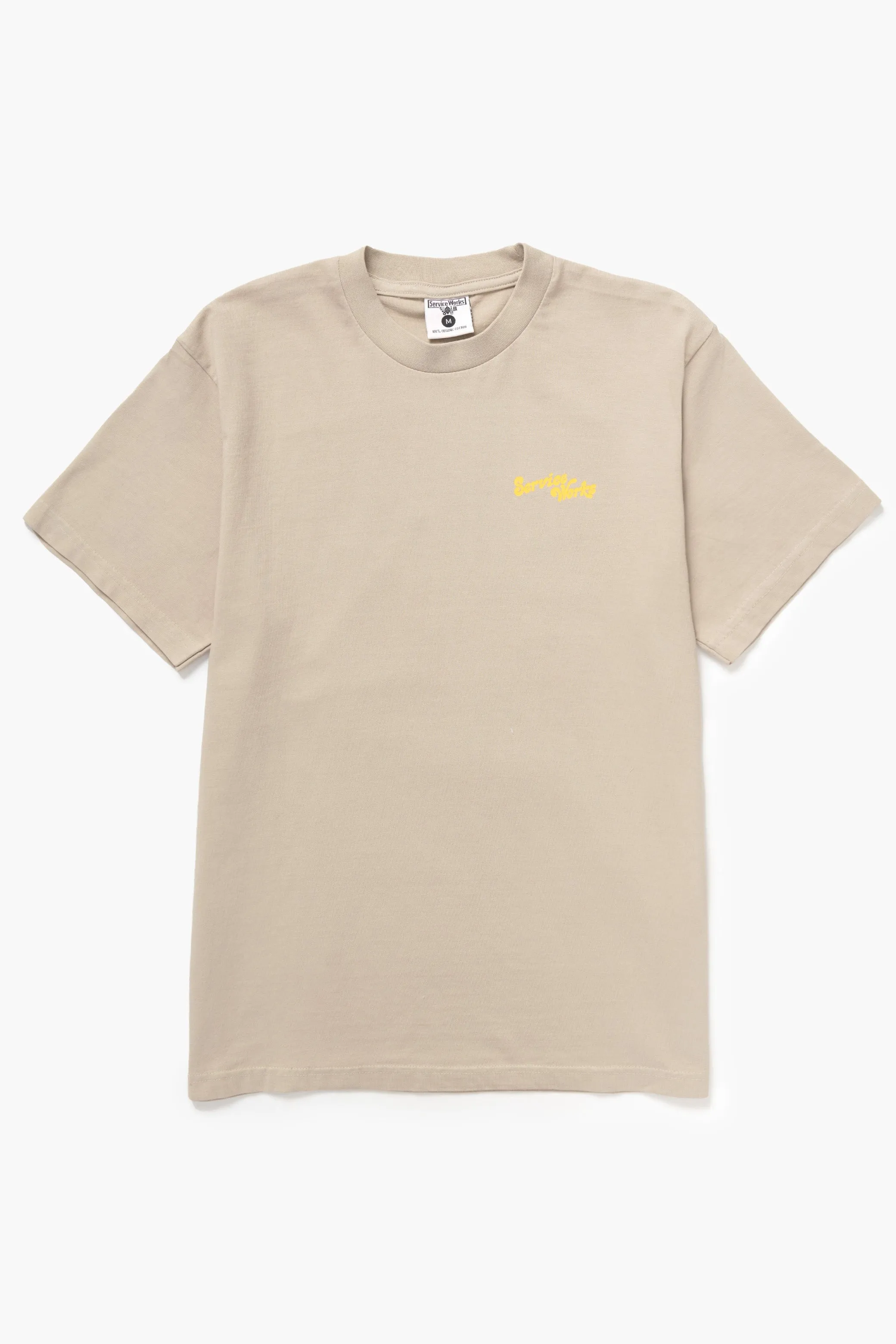 Service Works - Work   Pleasure Tee - Stone
