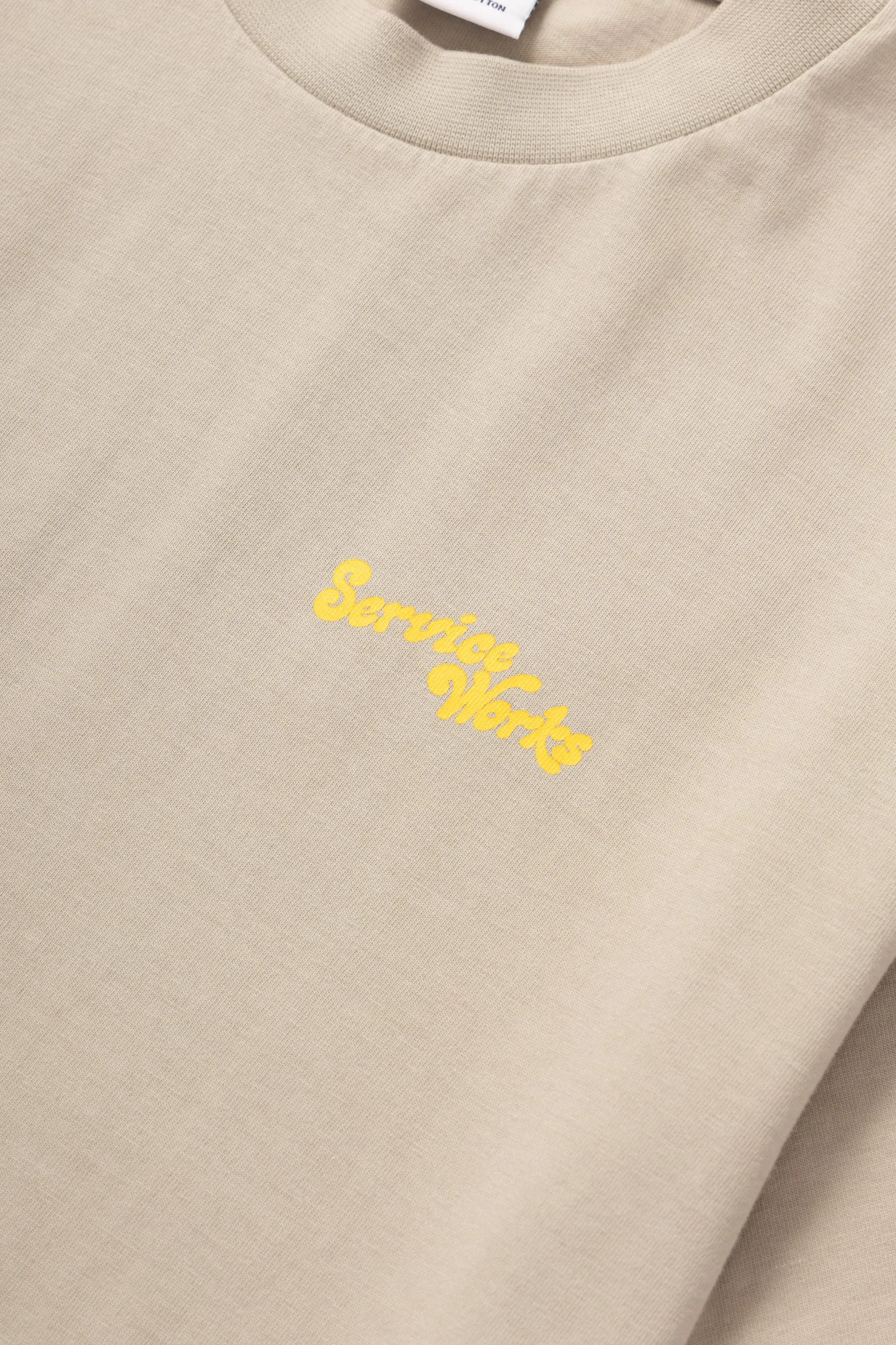 Service Works - Work   Pleasure Tee - Stone