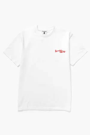 Service Works - Work   Pleasure Tee - White