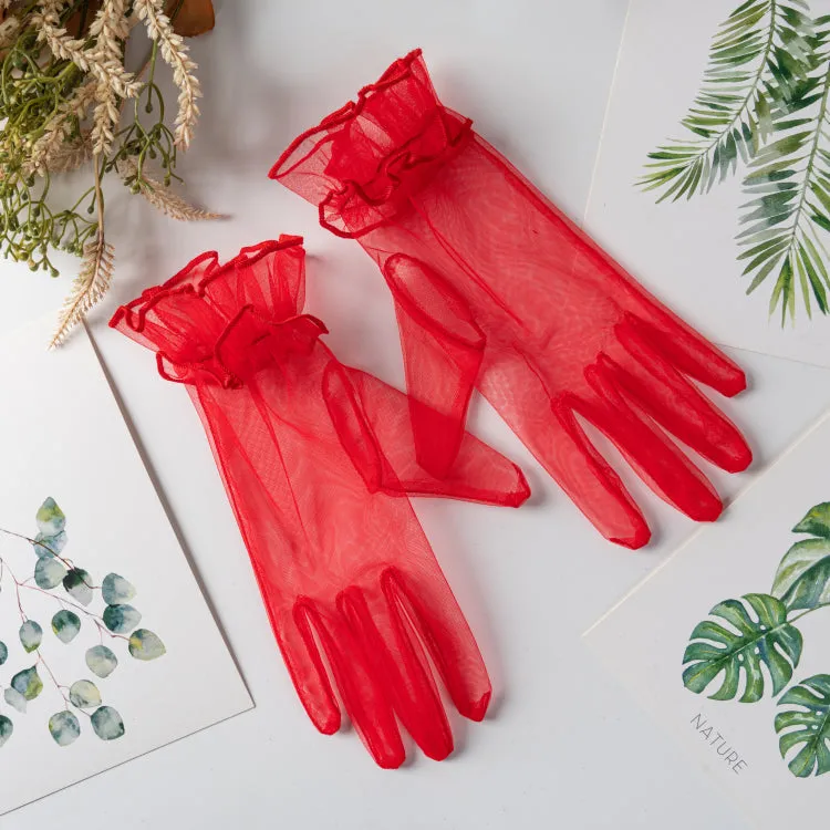 Sheer Mesh Gloves
