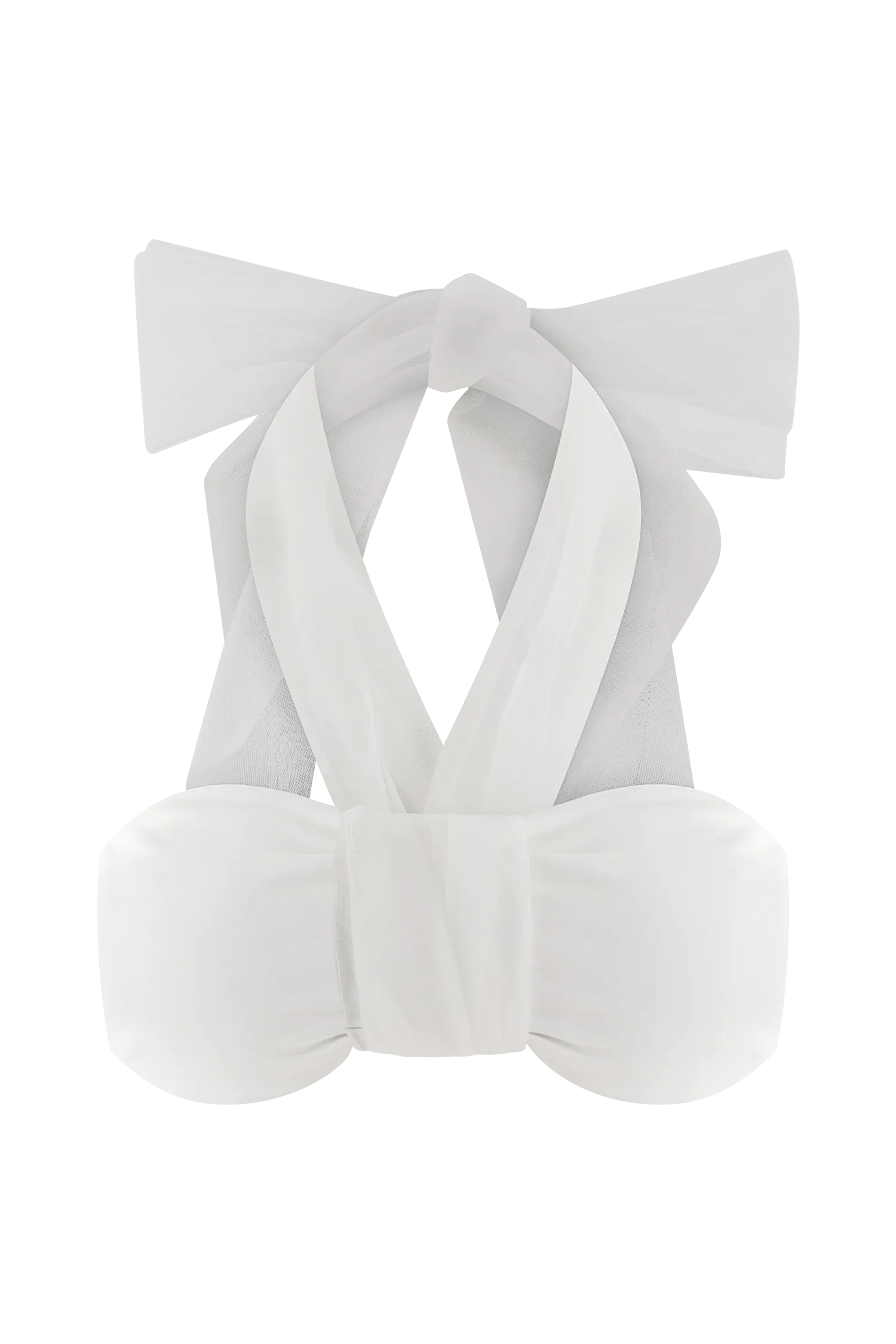 Sheryl Bow Bikini Top - Ivory
