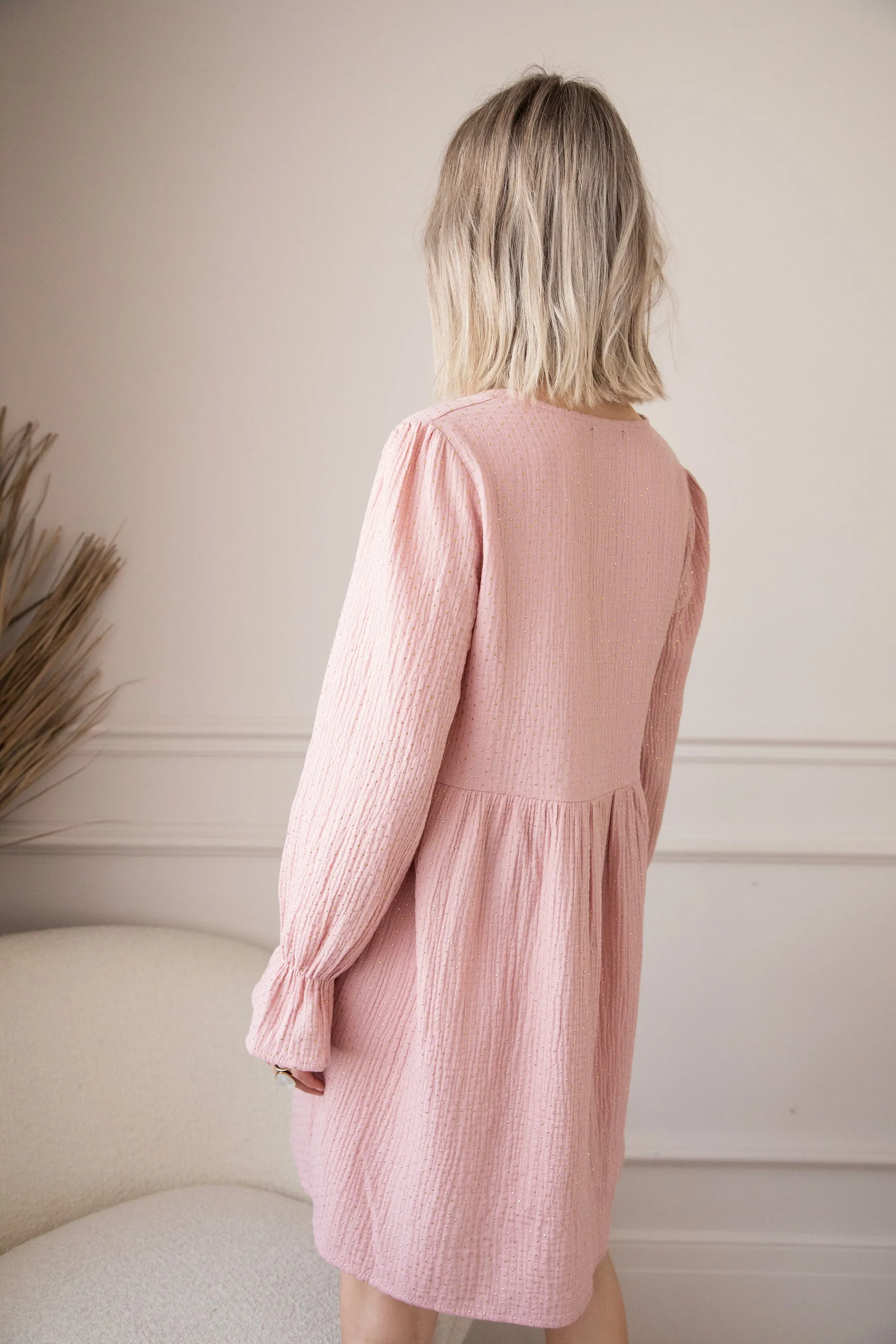 Shine Like Gold Old Pink - Jurk