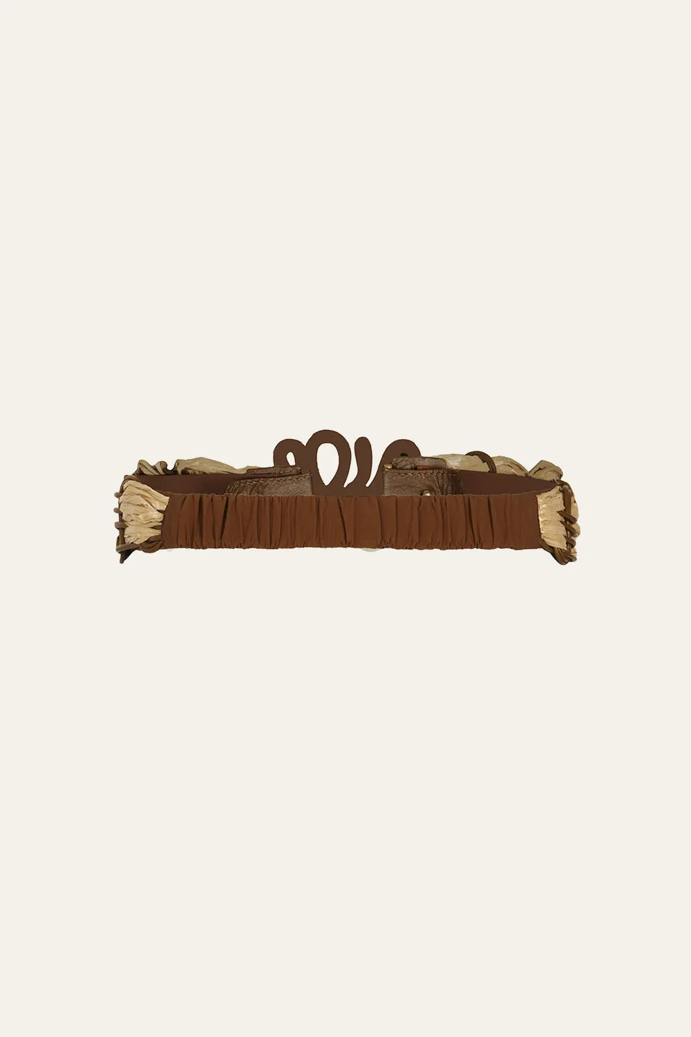 Spiritual Alignment Belt in Camel