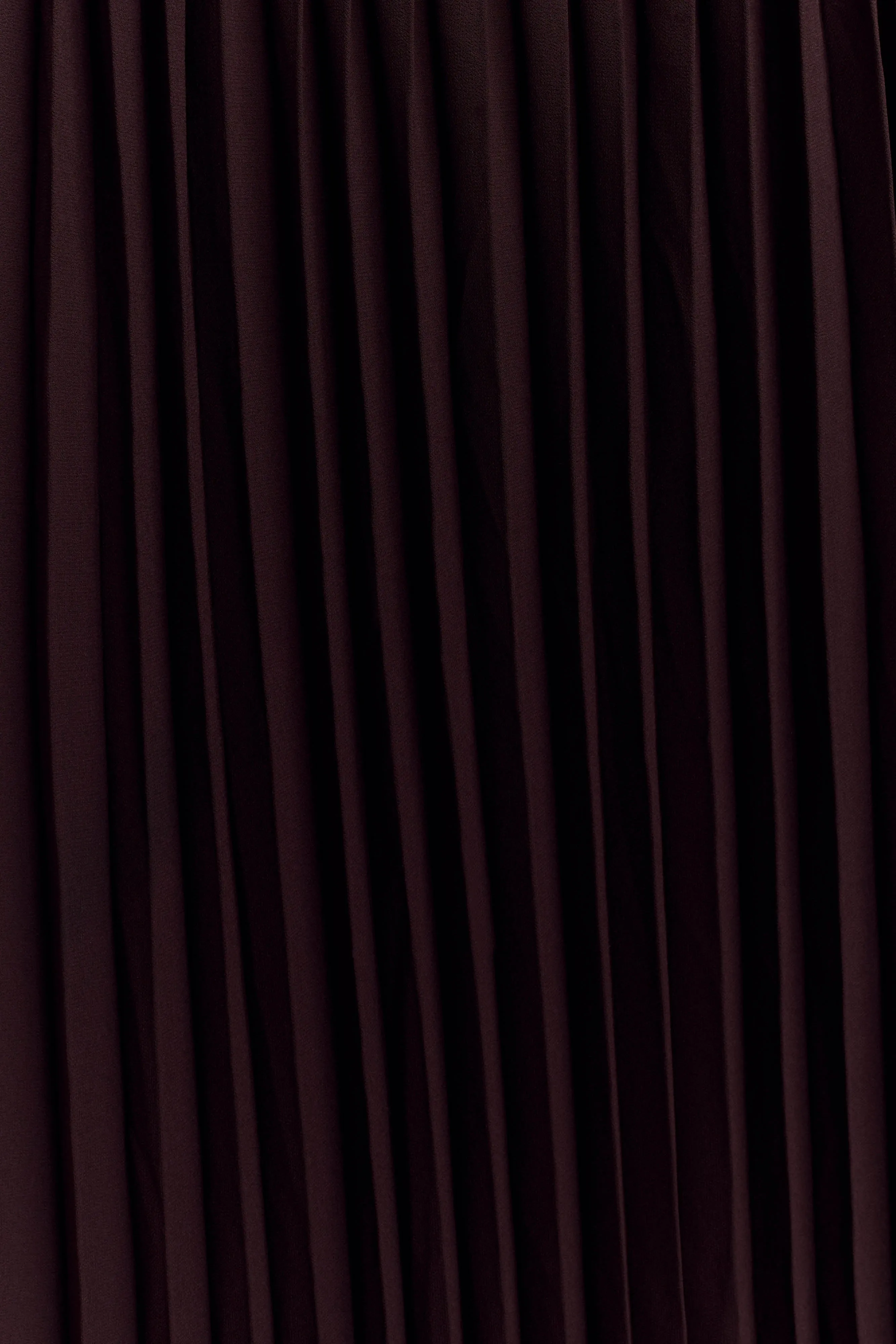 Stacie Pleated Halter Maxi Dress - Cacao