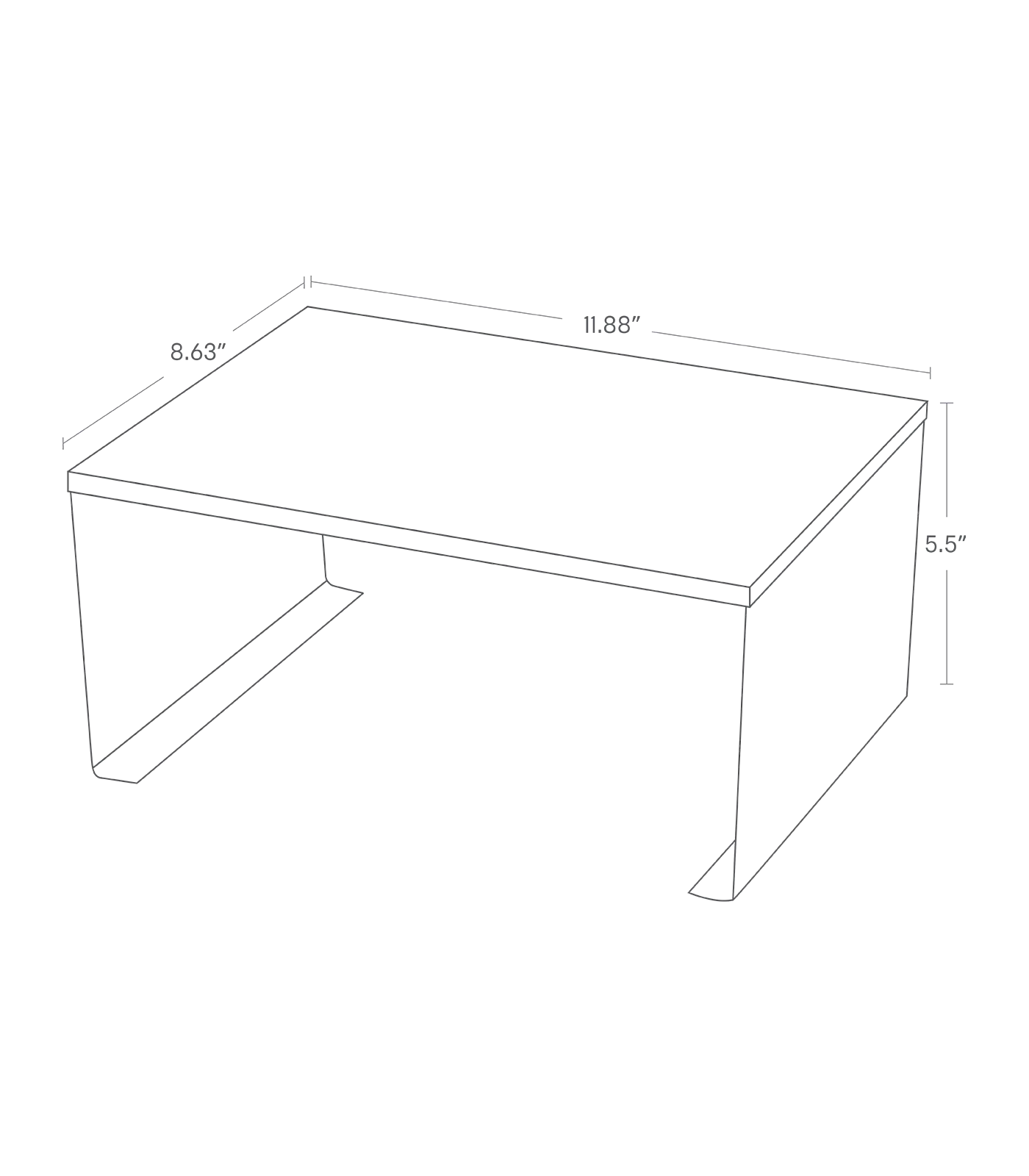 Stackable Countertop Shelf - Large