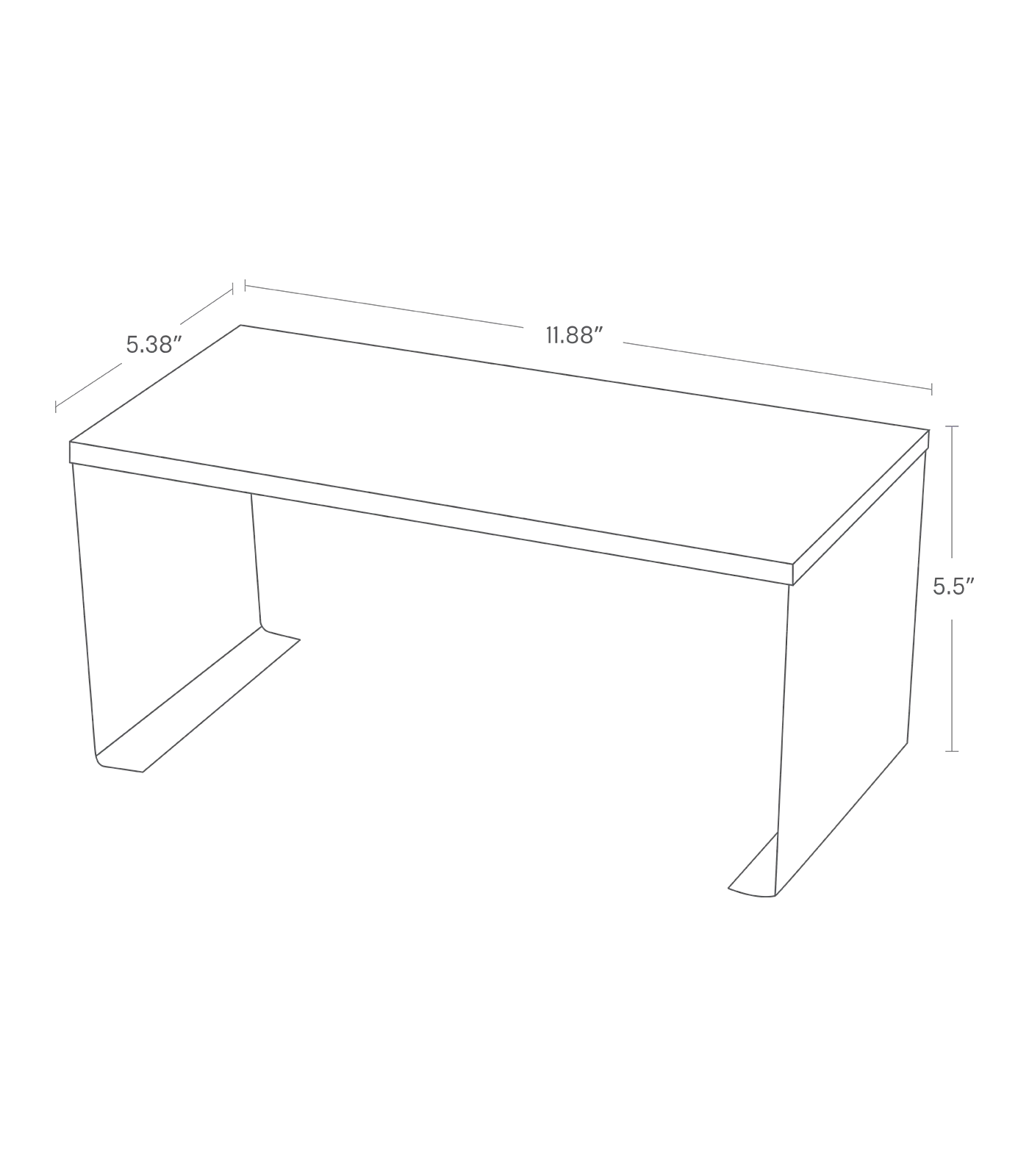 Stackable Countertop Shelf - Small