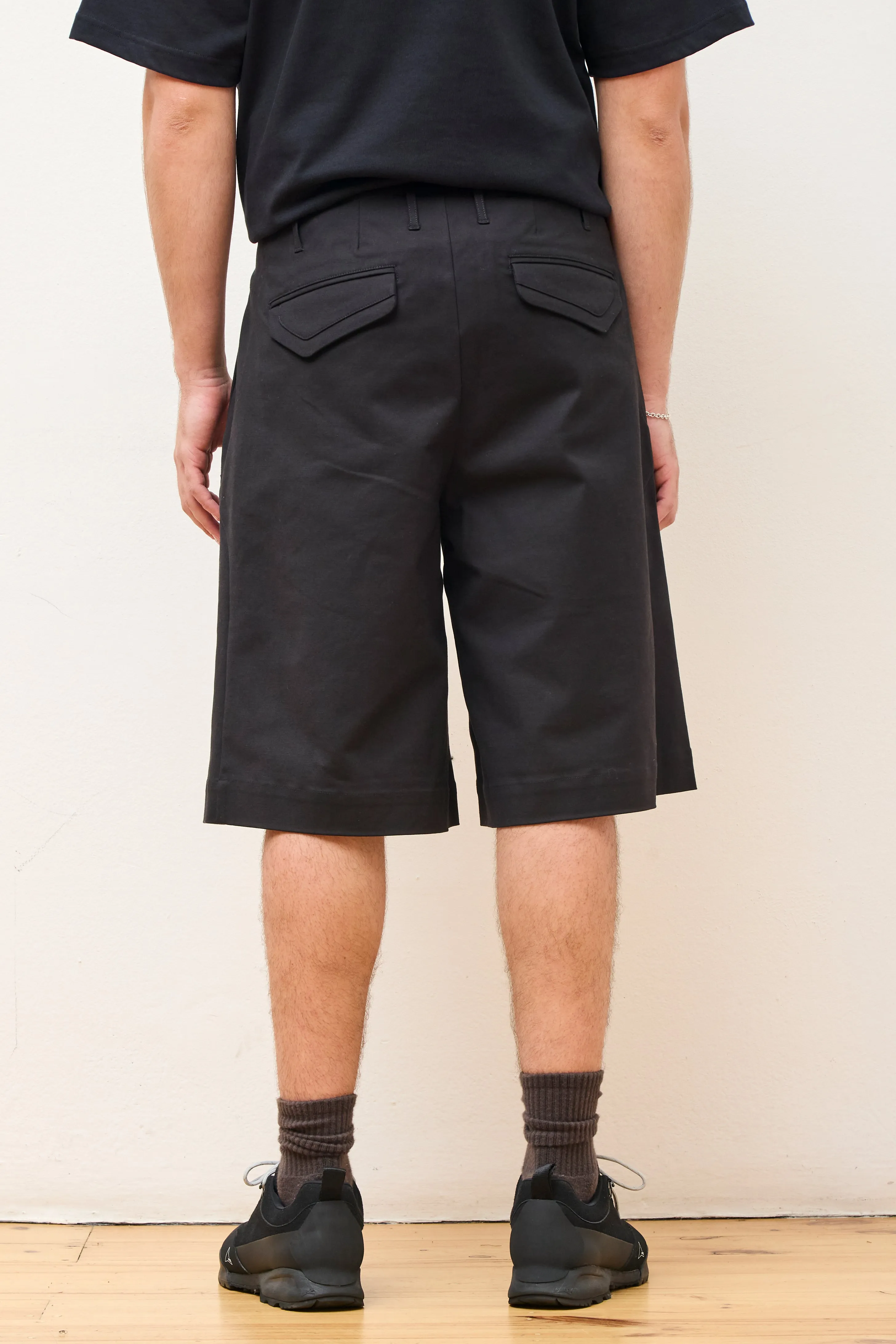Static Short Shungite Black