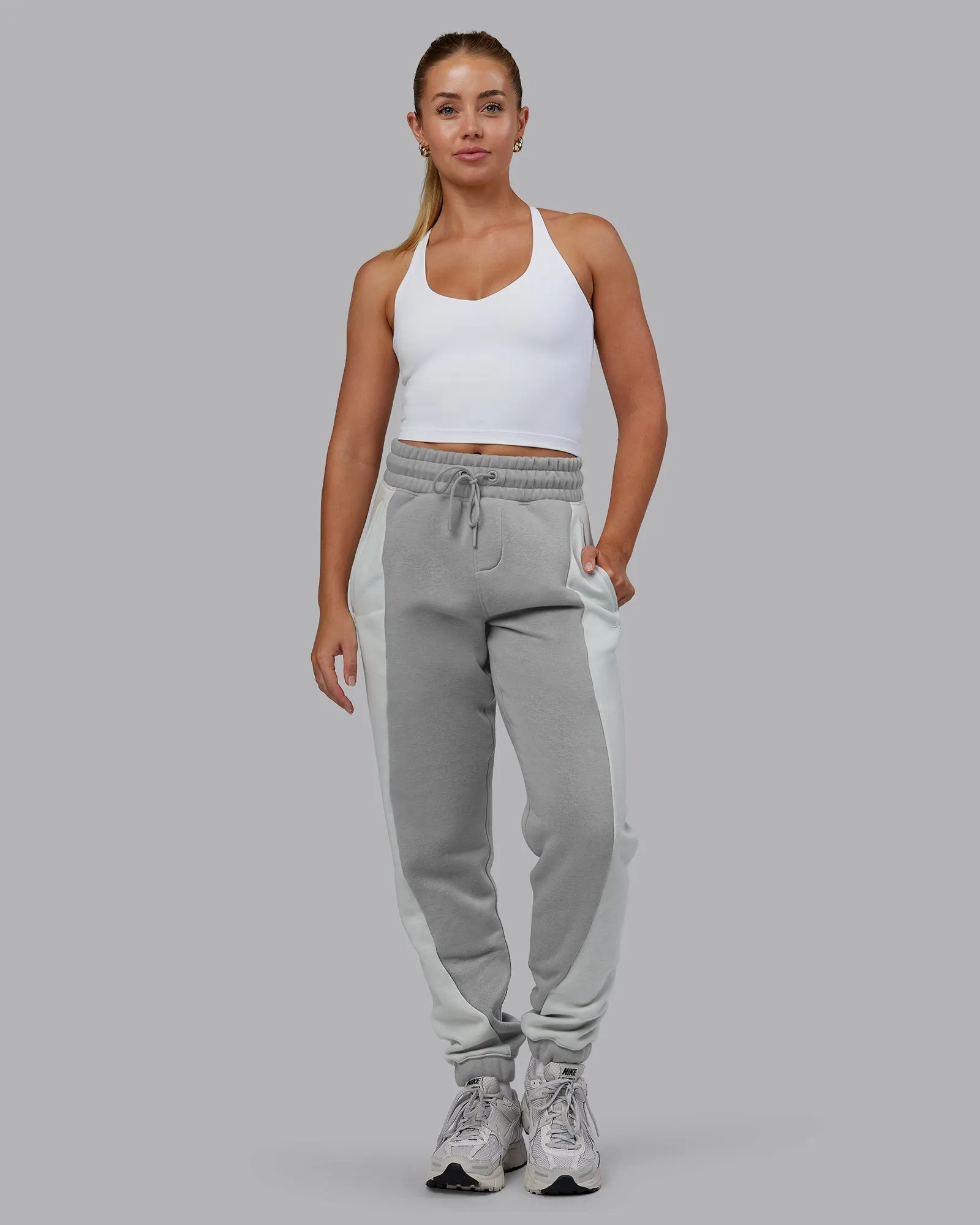 Stream Panel Joggers - Circular Grey-Digital Mist