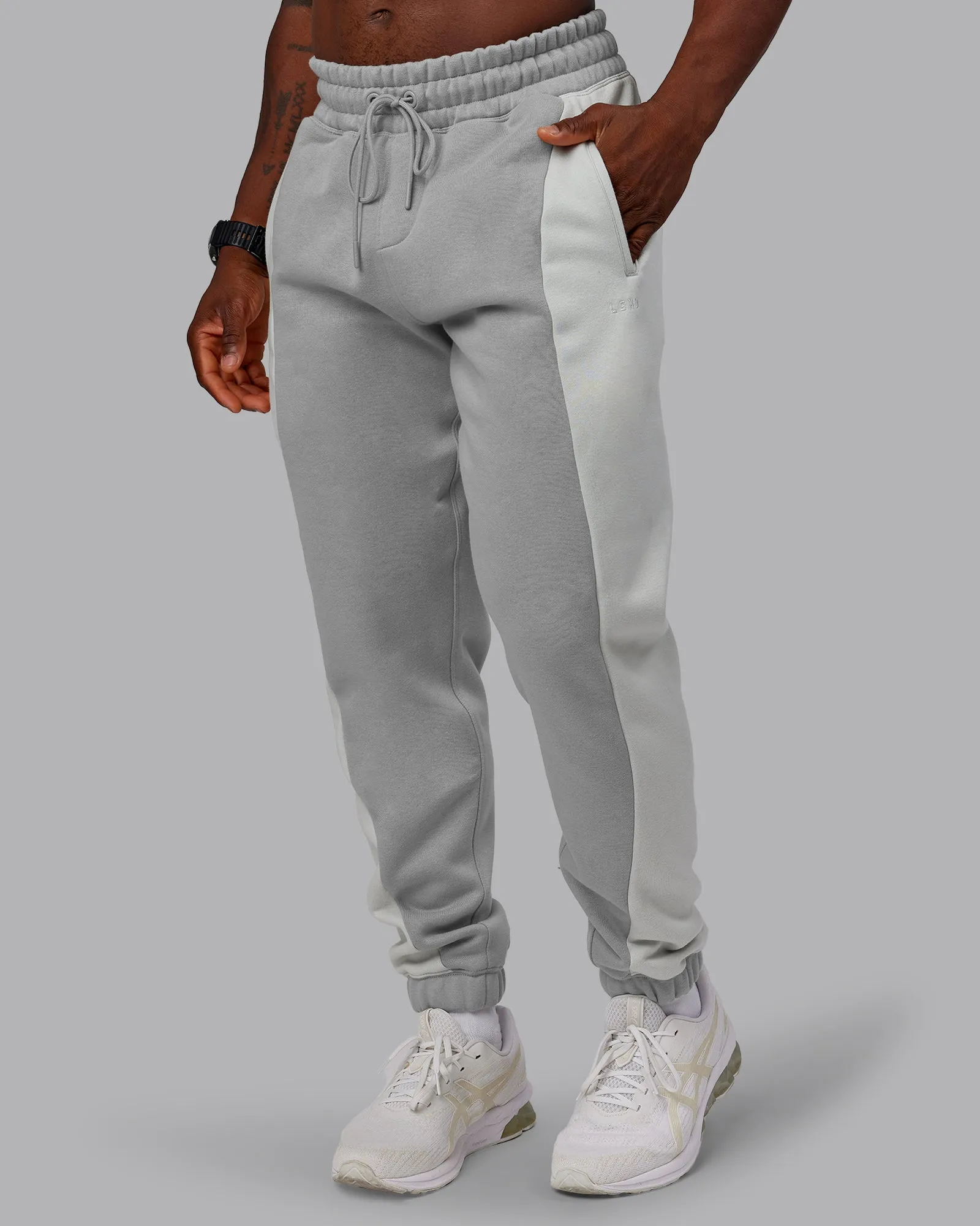 Stream Panel Joggers - Circular Grey-Digital Mist