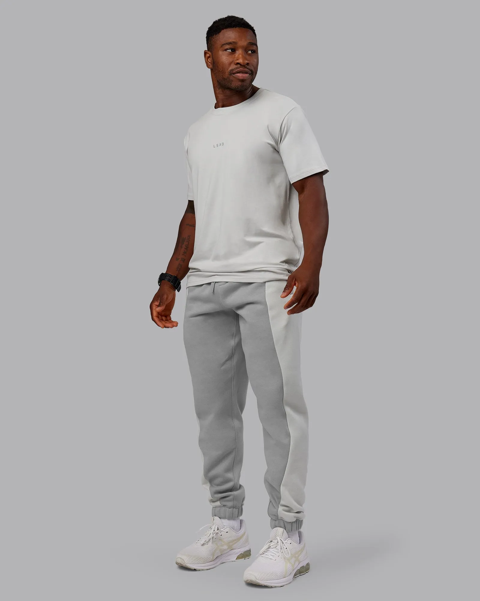 Stream Panel Joggers - Circular Grey-Digital Mist