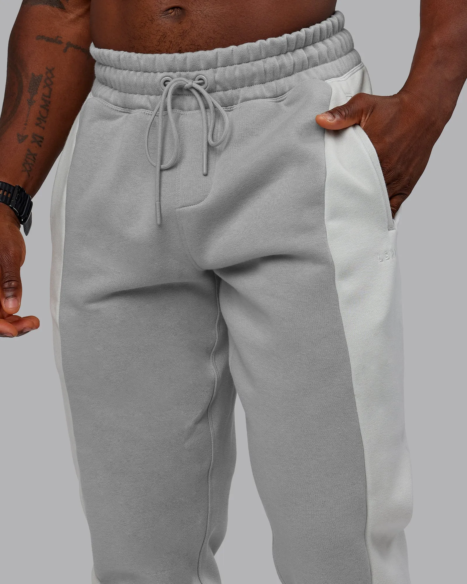 Stream Panel Joggers - Circular Grey-Digital Mist