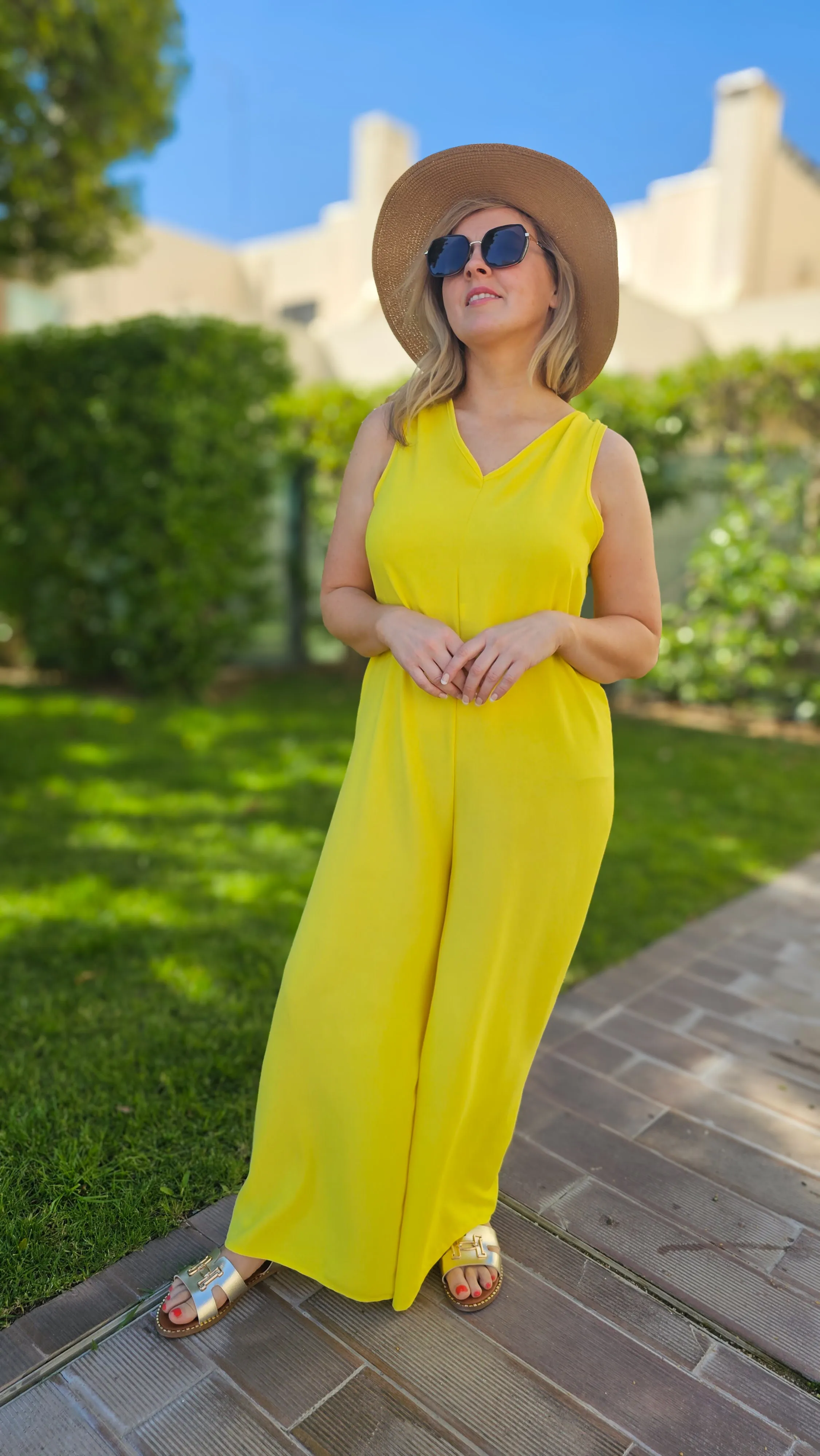 Summer Yellow Jumpsuit