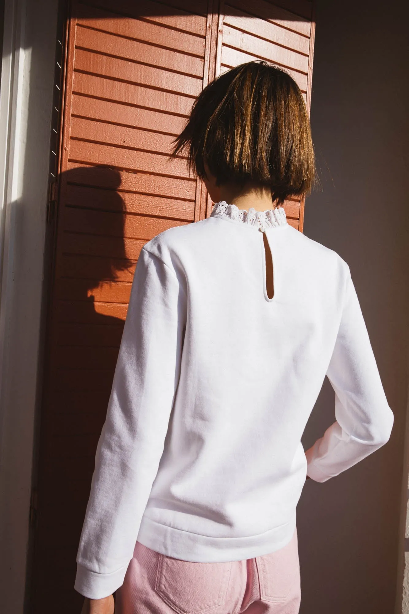 Sweat-shirt Rayan écru