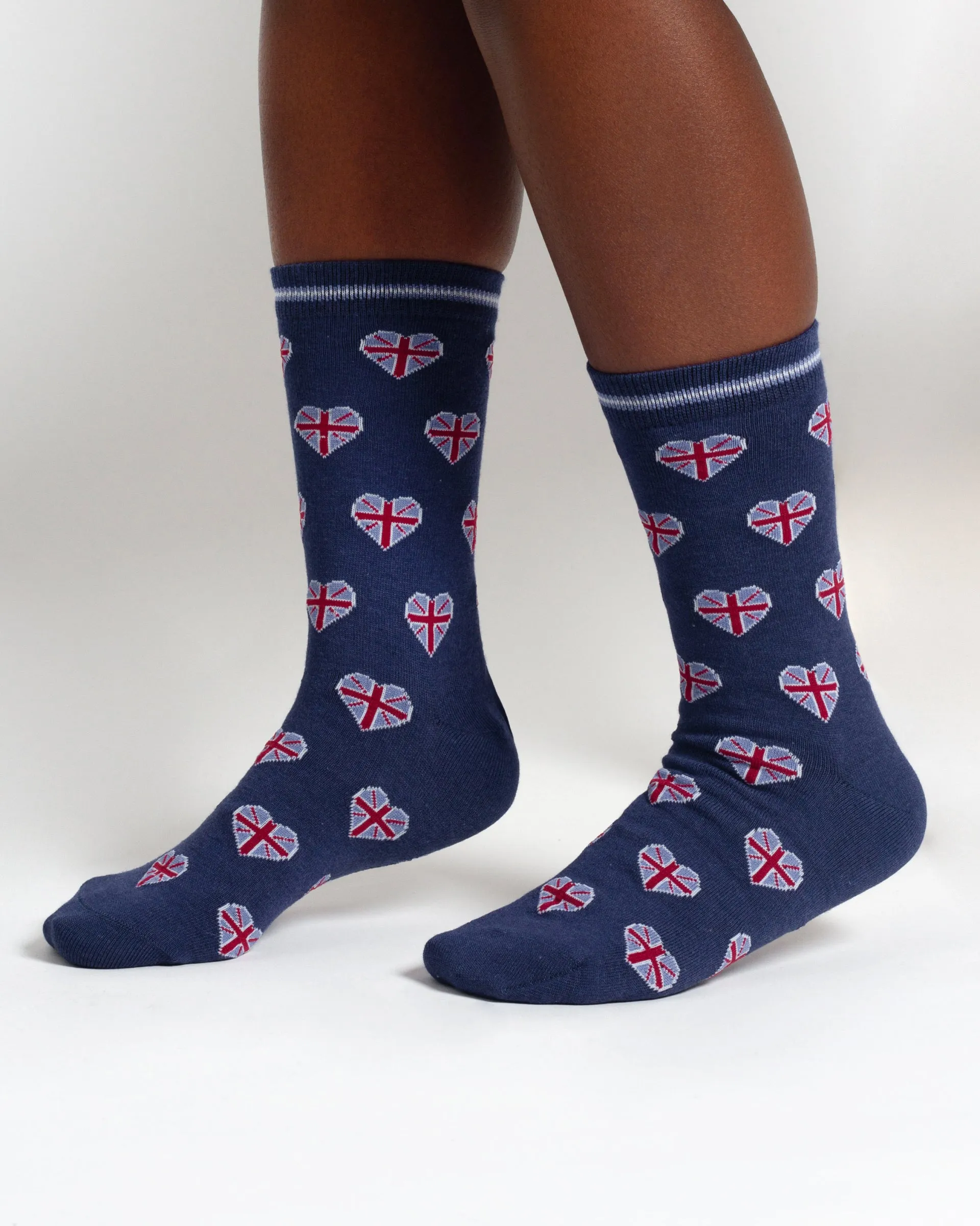 Team GB Bamboo Socks in a Bag - Blue Multi