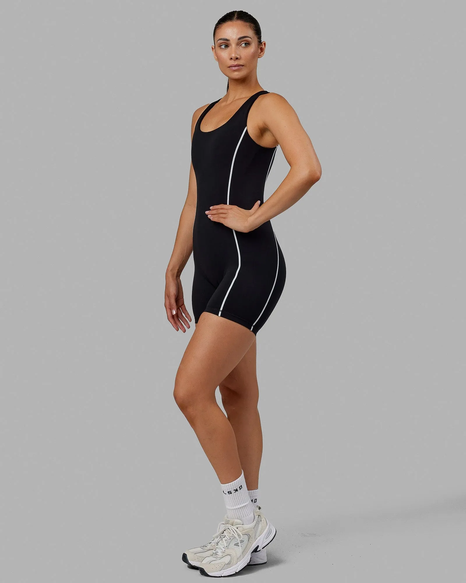 Technique Bodysuit - Black-White