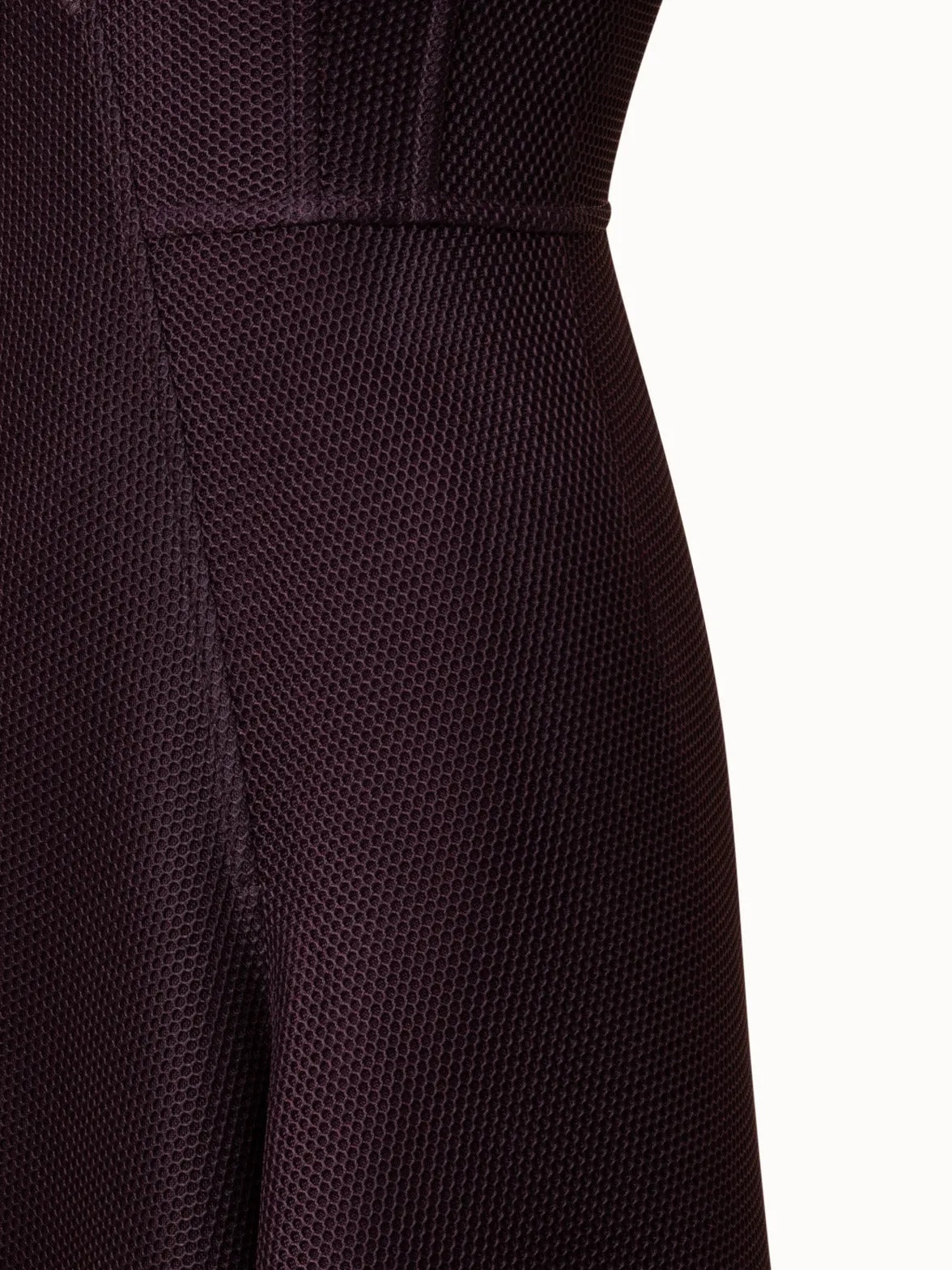 Techno Grid Midi Dress