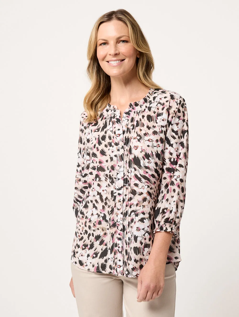 Telisha 3/4 Sleeve Shirt