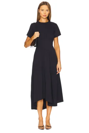 The Gathered Dress - Navy