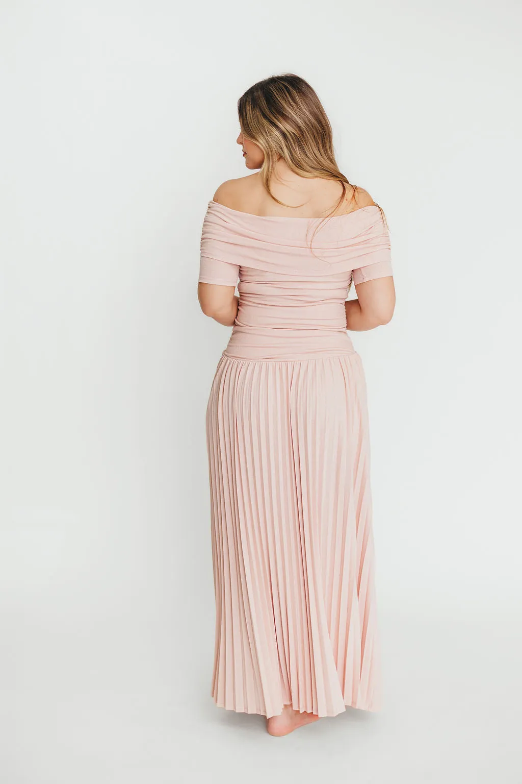The Lennox Maxi Dress in Dusty Pink - PRE-ORDER