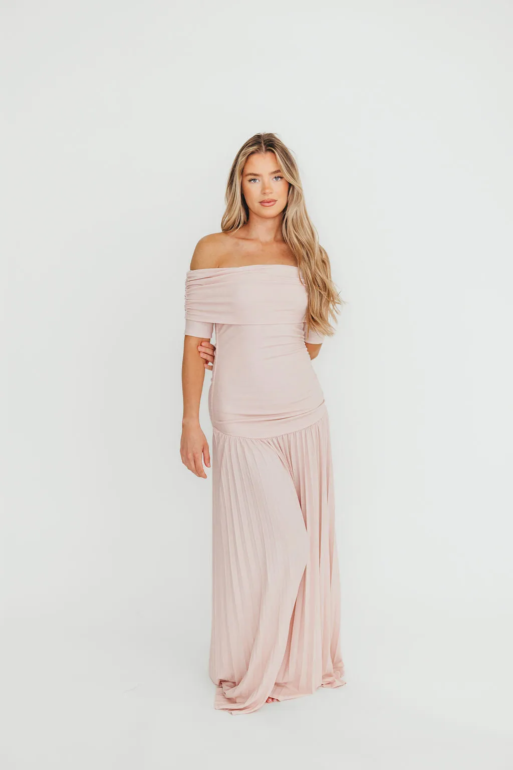 The Lennox Maxi Dress in Dusty Pink - PRE-ORDER