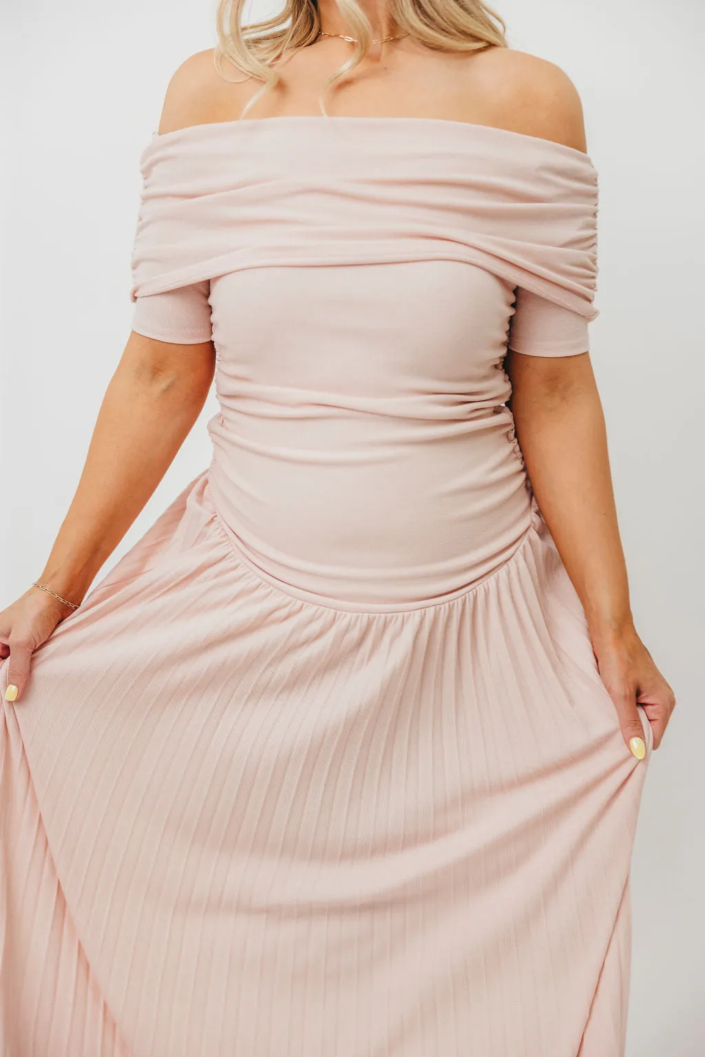 The Lennox Maxi Dress in Dusty Pink - PRE-ORDER