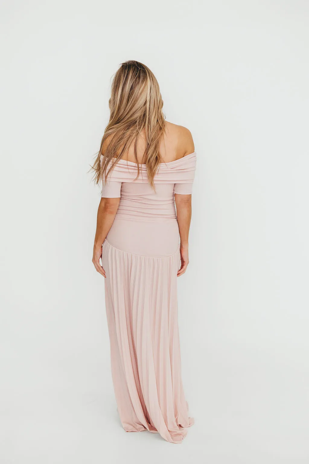 The Lennox Maxi Dress in Dusty Pink - PRE-ORDER