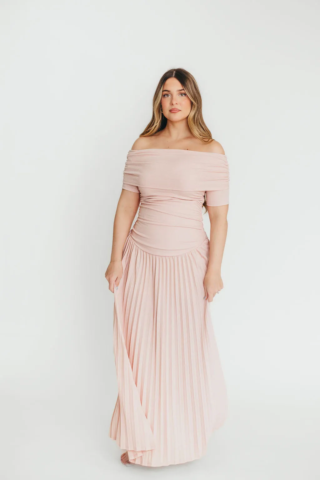 The Lennox Maxi Dress in Dusty Pink - PRE-ORDER