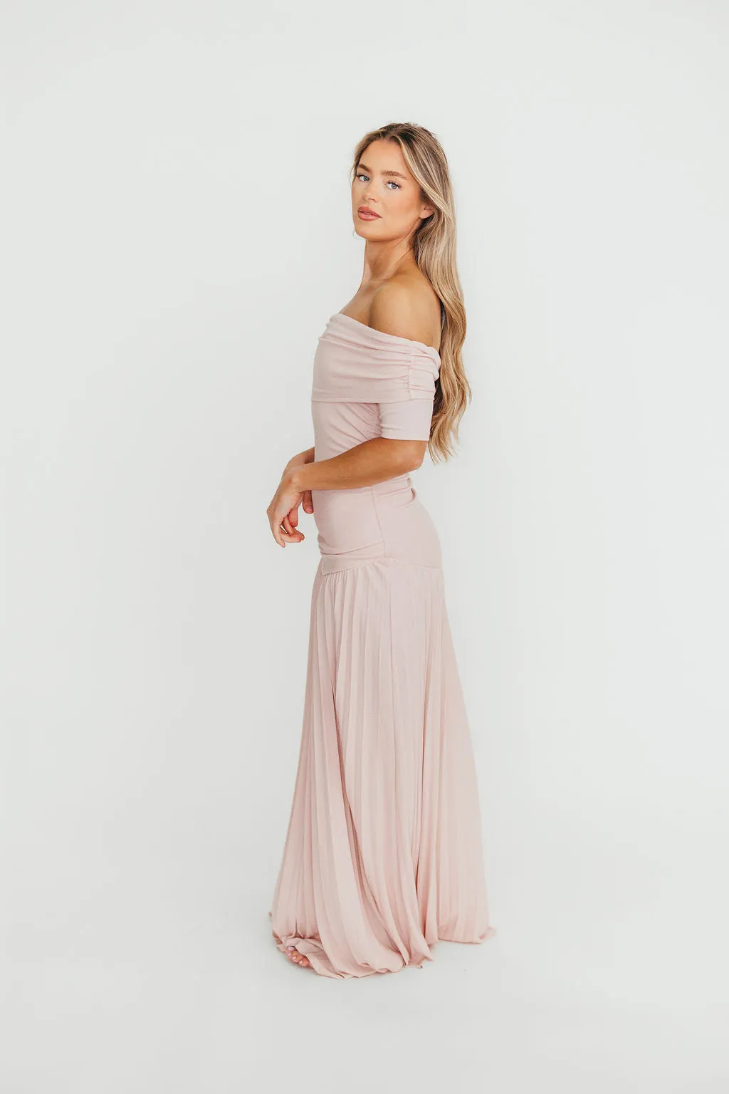 The Lennox Maxi Dress in Dusty Pink - PRE-ORDER