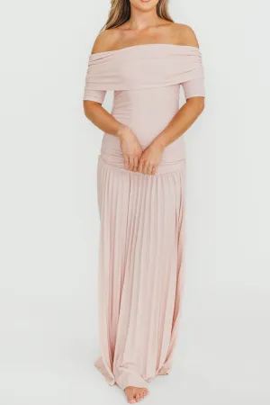The Lennox Maxi Dress in Dusty Pink - PRE-ORDER
