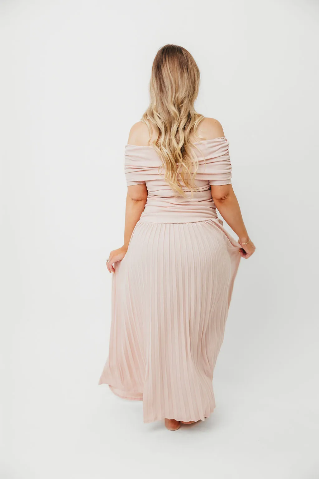 The Lennox Maxi Dress in Dusty Pink - PRE-ORDER