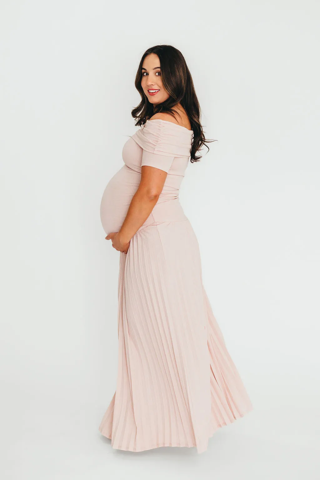 The Lennox Maxi Dress in Dusty Pink - PRE-ORDER