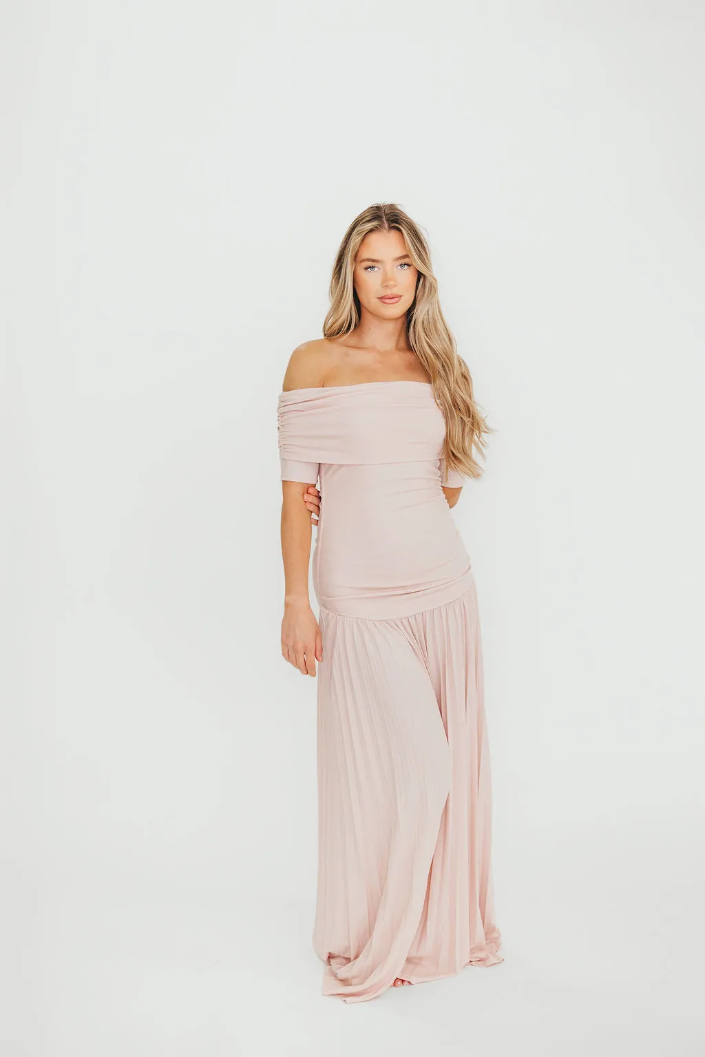 The Lennox Maxi Dress in Dusty Pink - PRE-ORDER
