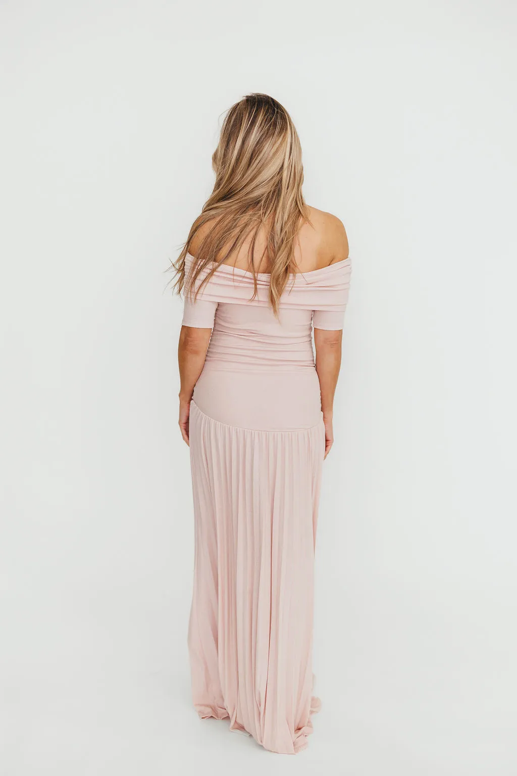 The Lennox Maxi Dress in Dusty Pink - PRE-ORDER