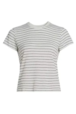 The Linen Baby Tee - Navy Multi