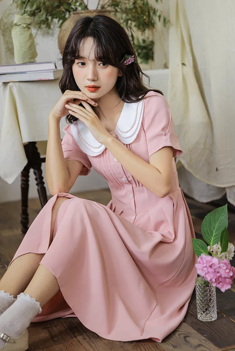 Three's A Charm Button Up Dress (2 Colors)