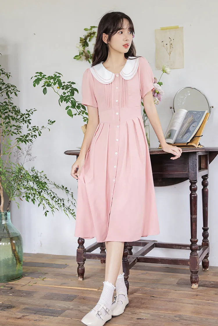 Three's A Charm Button Up Dress (2 Colors)