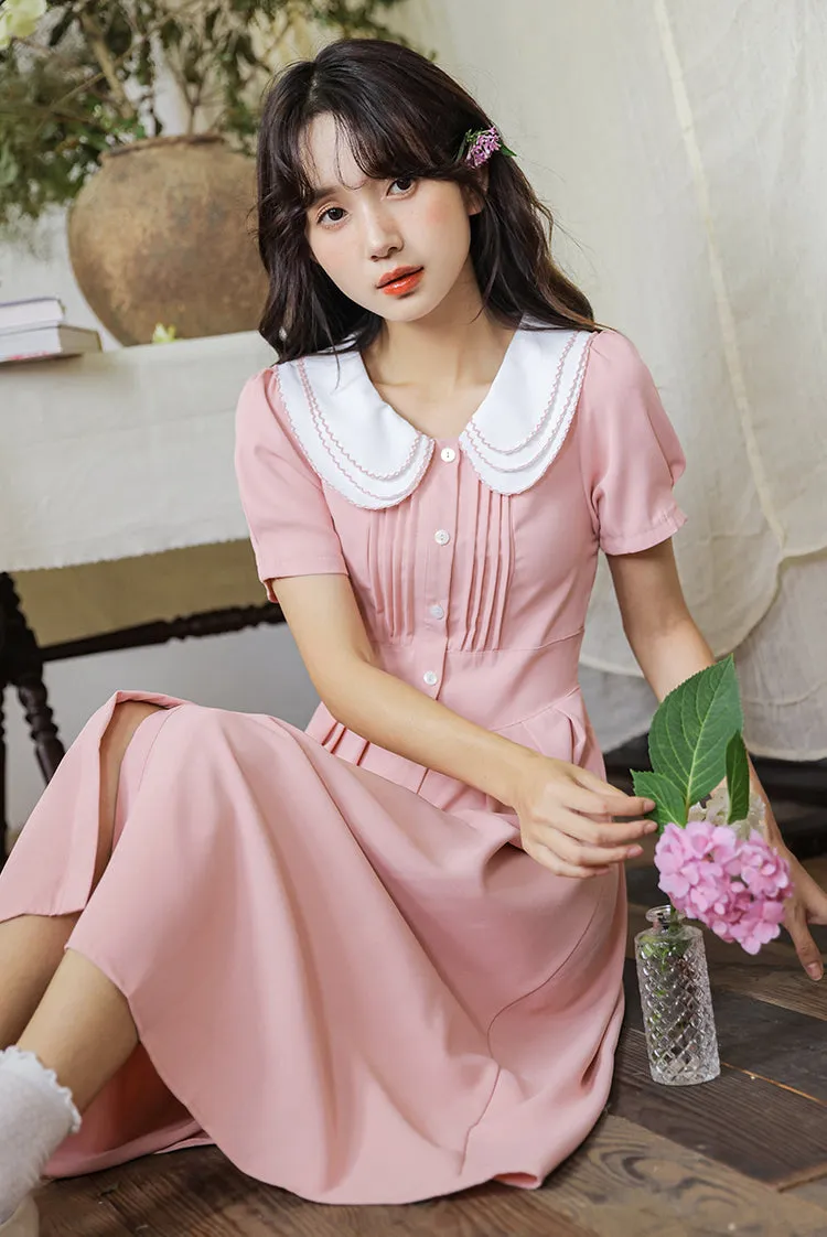 Three's A Charm Button Up Dress (2 Colors)
