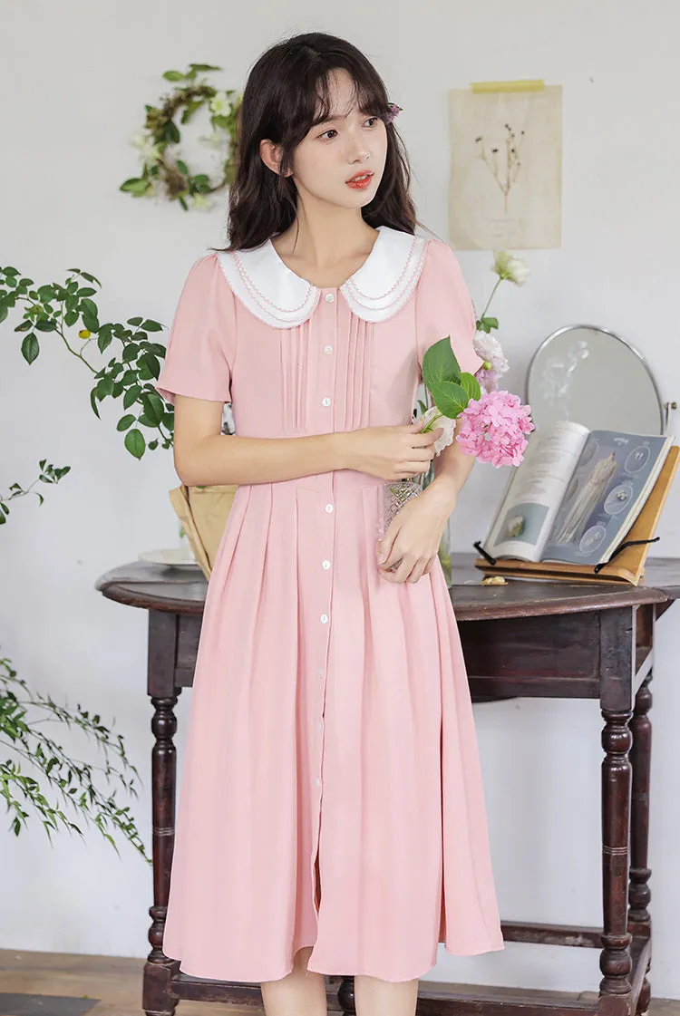 Three's A Charm Button Up Dress (2 Colors)