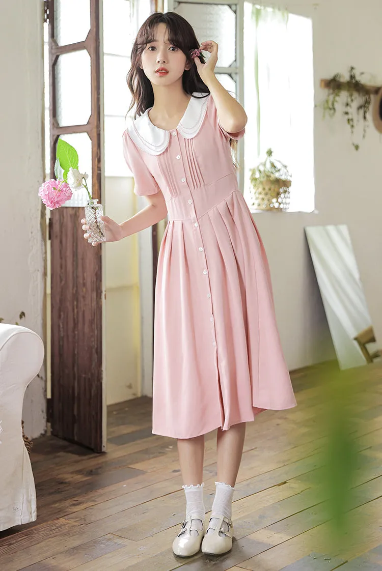 Three's A Charm Button Up Dress (2 Colors)