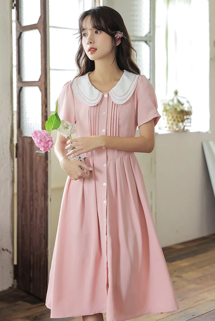 Three's A Charm Button Up Dress (2 Colors)